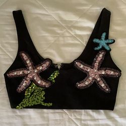 Forever21 beaded star top