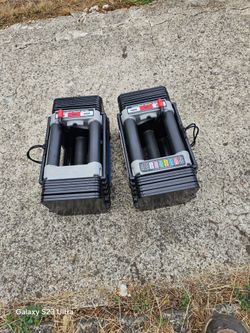 Powerblock Adjustable Dumbells 50lbs