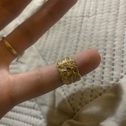 10k Nugget Ring