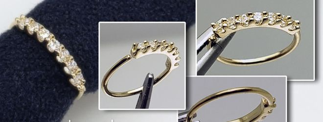 Diamond .07ct Nose Ring 14k .8mm