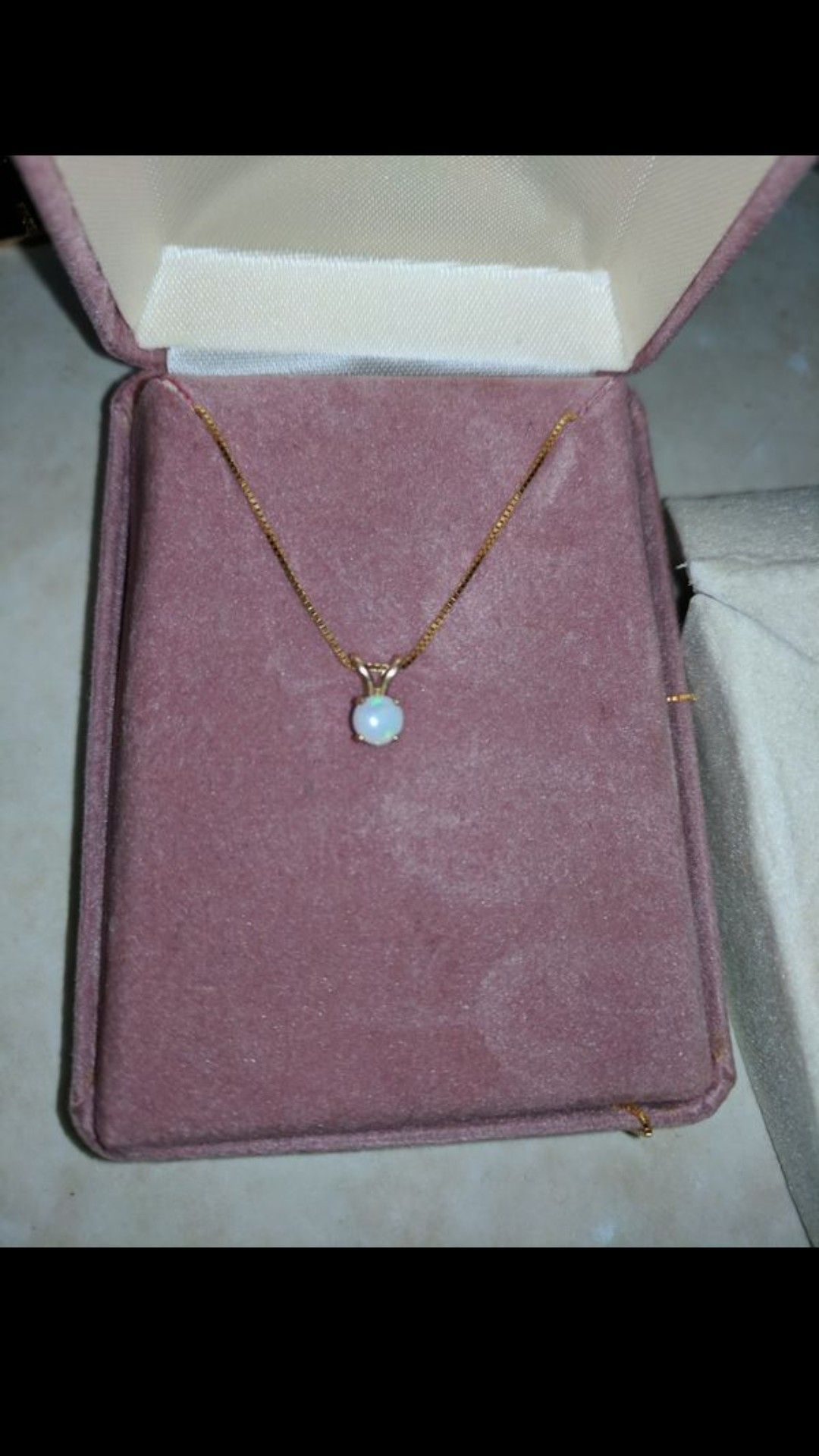 Opal necklace