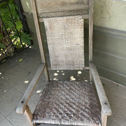 Antique Wood Rocking Chair