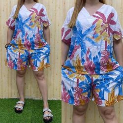 Summer Floral Short Set