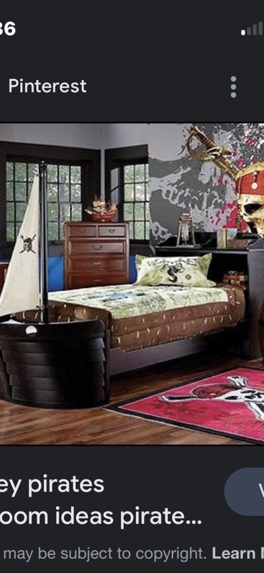 Disney Twin Pirate Bed