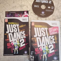 Just Dance 2 for Nintendo wii video game system CIB