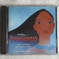Pocahontas Original Disney Soundtrack CD 1995 Alan Menken Stephen Schwartz 