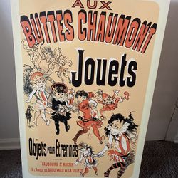 Vintage-theme French Art Print 