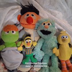 Sesame Street Character Vintage Plushys