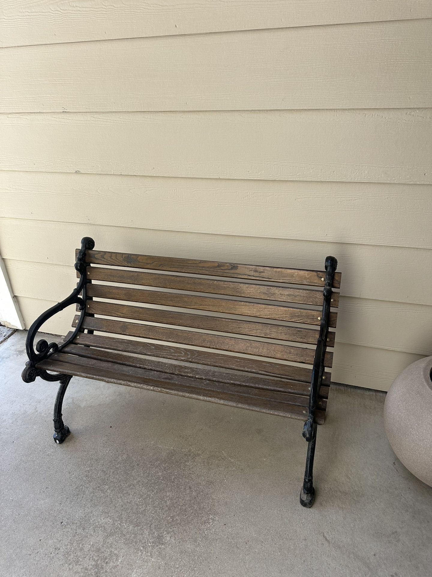 Wooden Medal Bench