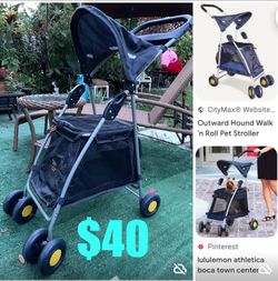$40 Outward Hound Wall & Roll Pet Stroller in great condition like new
