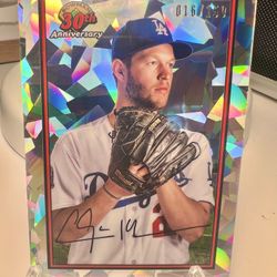 Clayton Kershaw Dodgers Bowman Atomic Refractor #/150 Auto 
