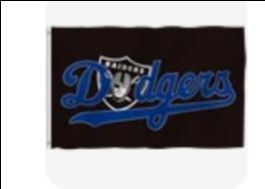 LA Dodgers Team Flags 3ft x 5ft