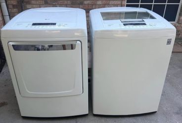 LG Top Load Washer and Dryer Set