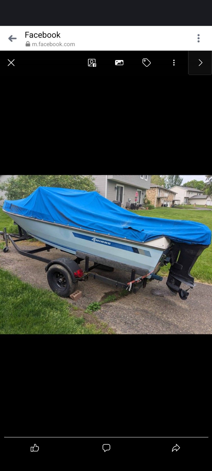 1975 Four Winns 60hp Outboard