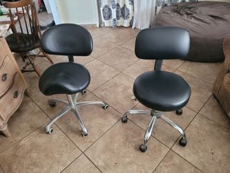 2 shop chairs