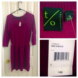 Winter Sweater Dress- Large $20