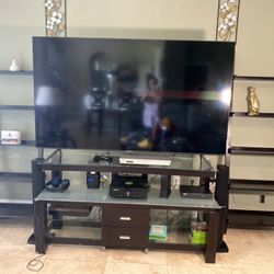 Glass TV Stand