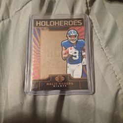2024 Panini Illusions- "HoloHeroes" Insert (SSP - Bronze) Malik Nabers Rookie Card