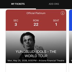 YUNGBLUD AZ TICKET