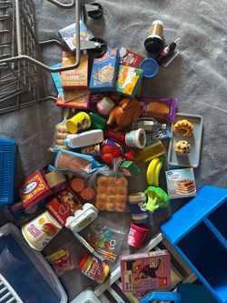 Kids Pretend Play Grocery Food Toy Set