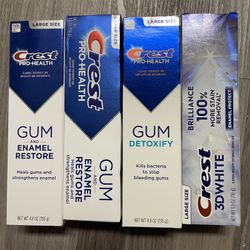 Crest Toothpastes