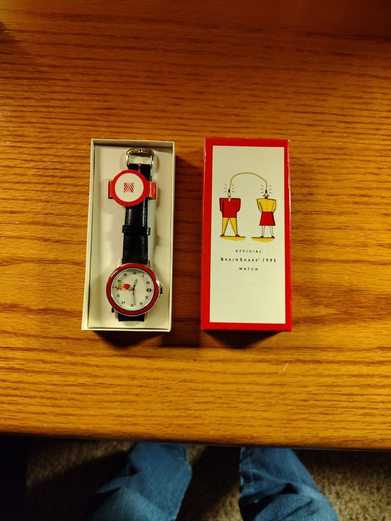 Vintage Fossil Novell Brainshare '95 Watch