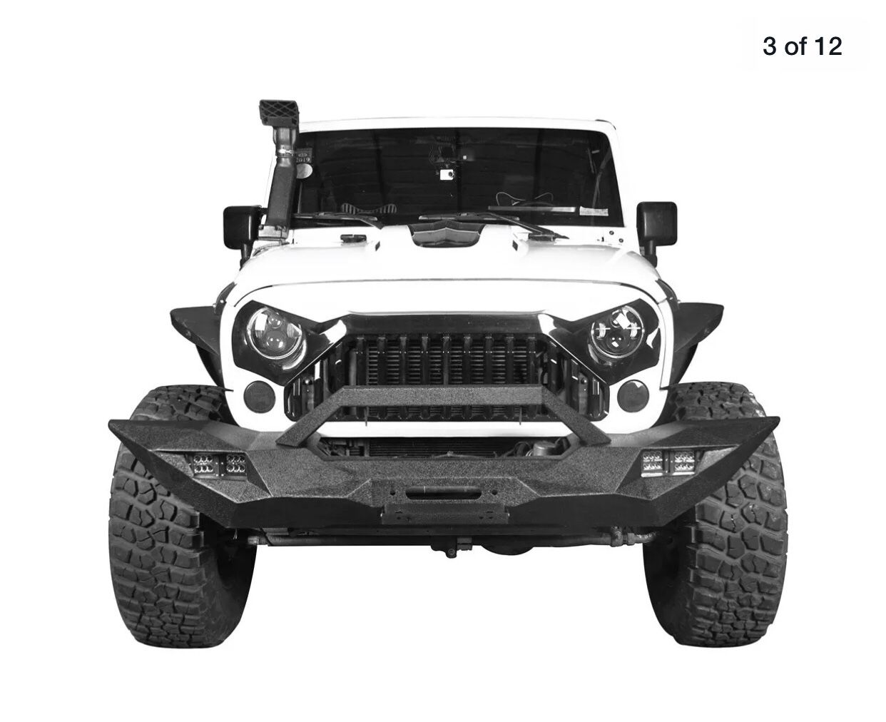 HOOKE ROAD metal bumper for Jeep Wrangler 07-18