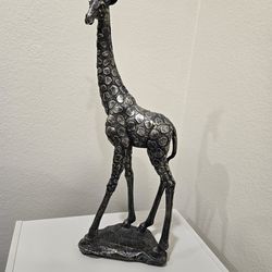 Giraffe decoration - gold/bronze color
