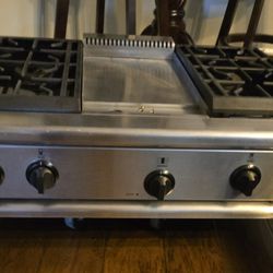 GE Monogram 36" Stainless Cooktop