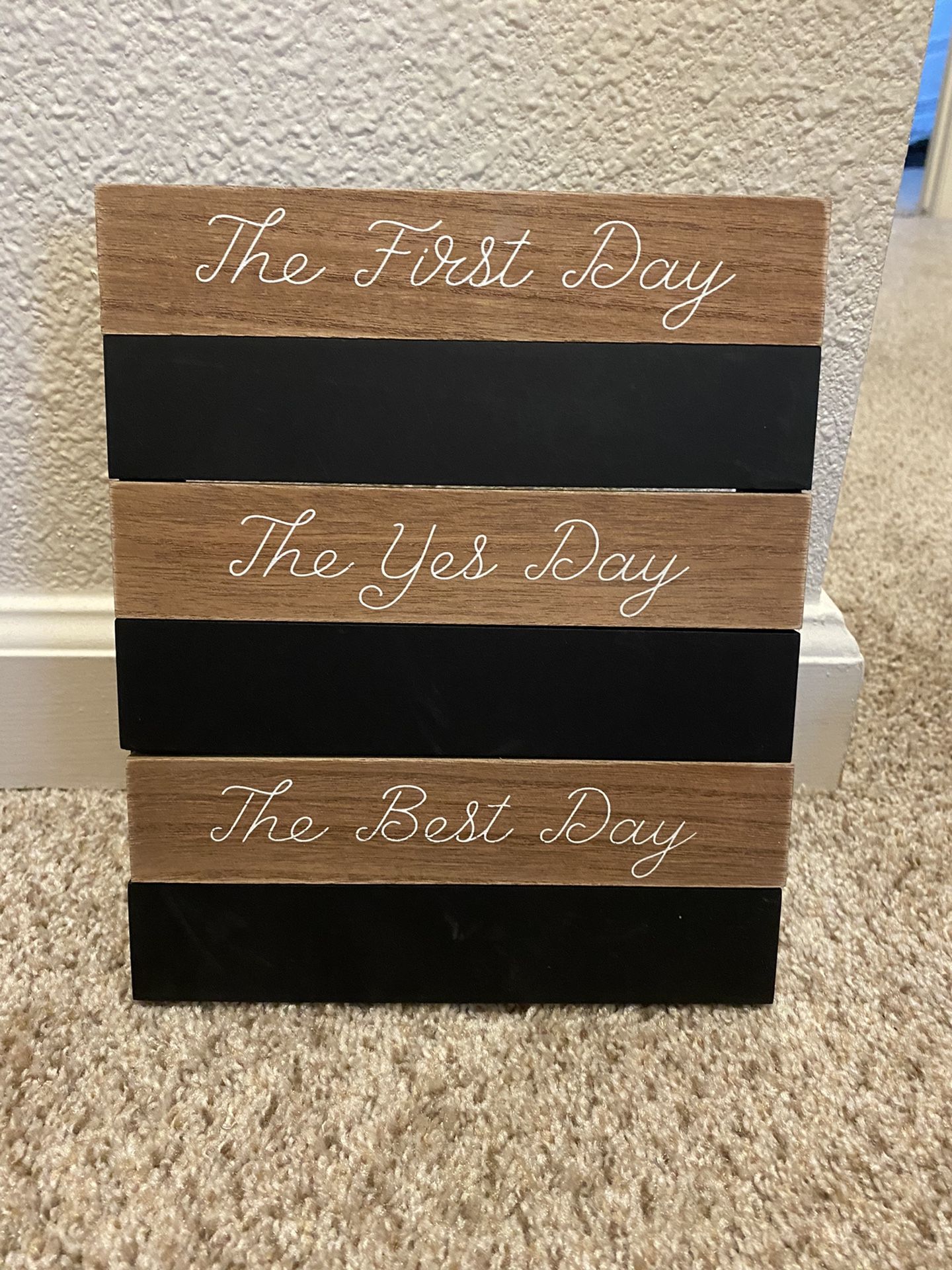 His & Hers Wedding Sign