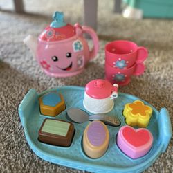 fisher price tea set