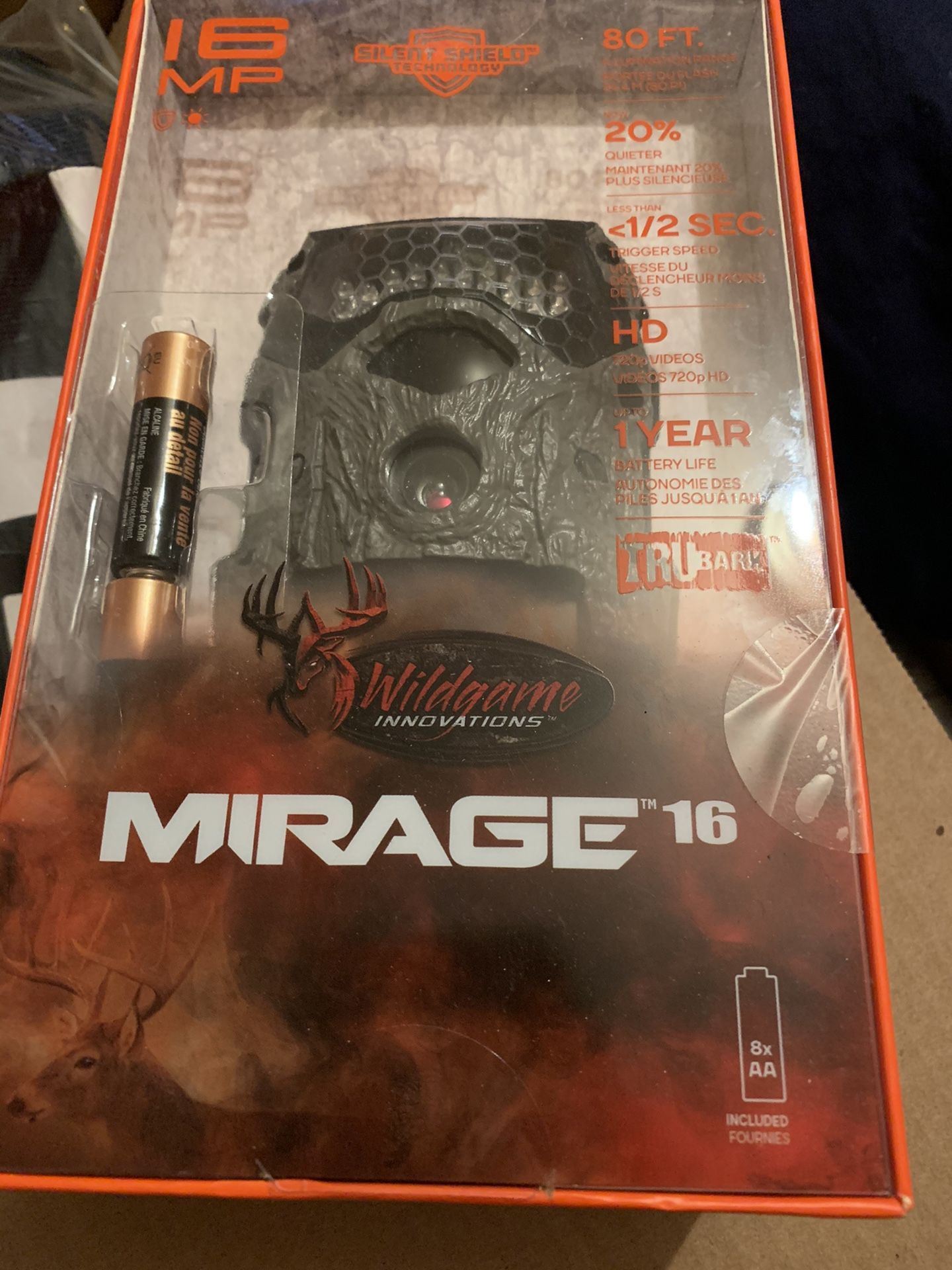 Mirage 16 outside camera