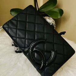 Chanel Lambskin Bifold Long Wallet 