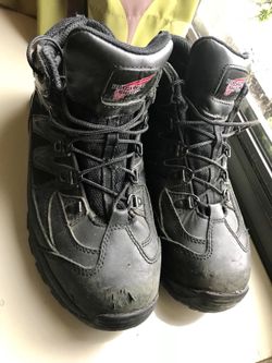 Size 10D Red Wing Steel Toe Boots, $40