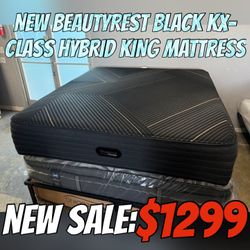 NEW BEAUTYREST BLACK KX-CLASS HYBRID KING MATTRESS 