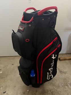 Titleist Golf Cart 15 Bag Black and Red