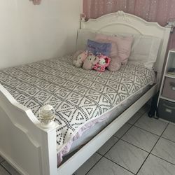 Full Bed frame and Mattress 