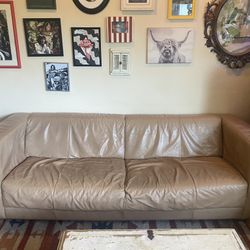 EQ3 Leather Sofa 