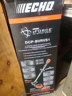 Echo eForce DCP-BVRVS1B Trimmer & Blower Combo Kit w/ Battery & Charger (NEW)