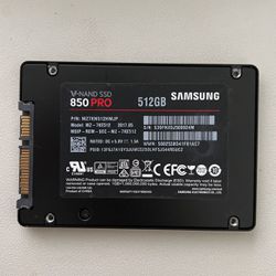 Samsung V-NAND SSD 850 Pro, 512GB