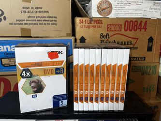 New +R Recordable Dvd's All For $20