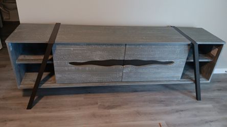 Millwood Gray 82 in. TV Console