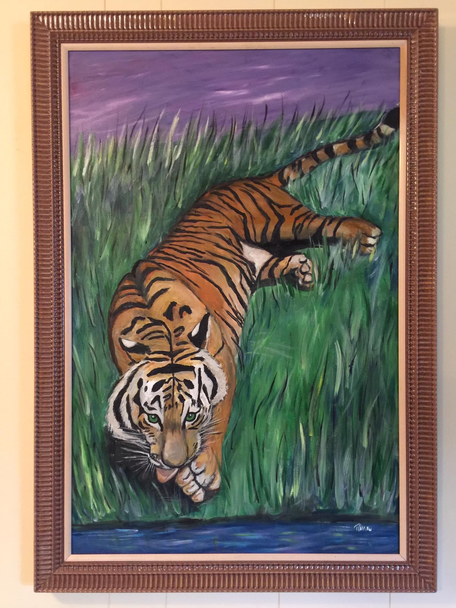 Tiger Painting 24x36”