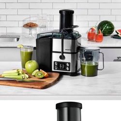 NIB Gourmia  Wide Mouth 6 speed Stainless Steel Juicer Pitcher $50 price firm