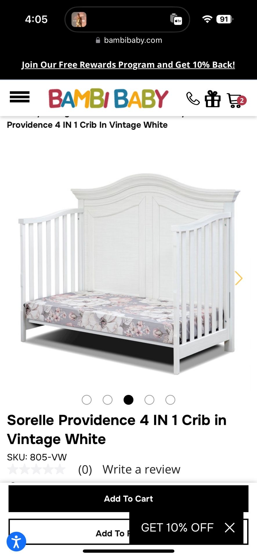 Sorelle Providence Sorelle Mini Crib Sorelle Providence Crib