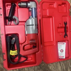 7 Amp Corded 1/2 in. Corded Right-Angle Drill Kit with Hard Case