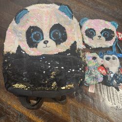 Ty Mini Backpack And Coin Purse 