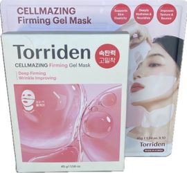 Torriden Cellmazing Firming Gel Masks 10 Count  Wrinke Improve K Beauty 12/2028