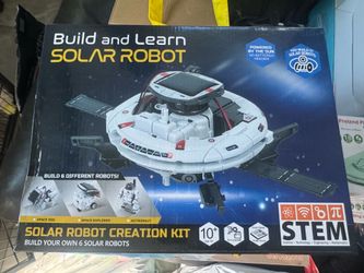 Solar robot built toy