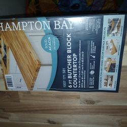 2 Hampton Bay Butcher Block Counter Tops  (BRAND NEW)